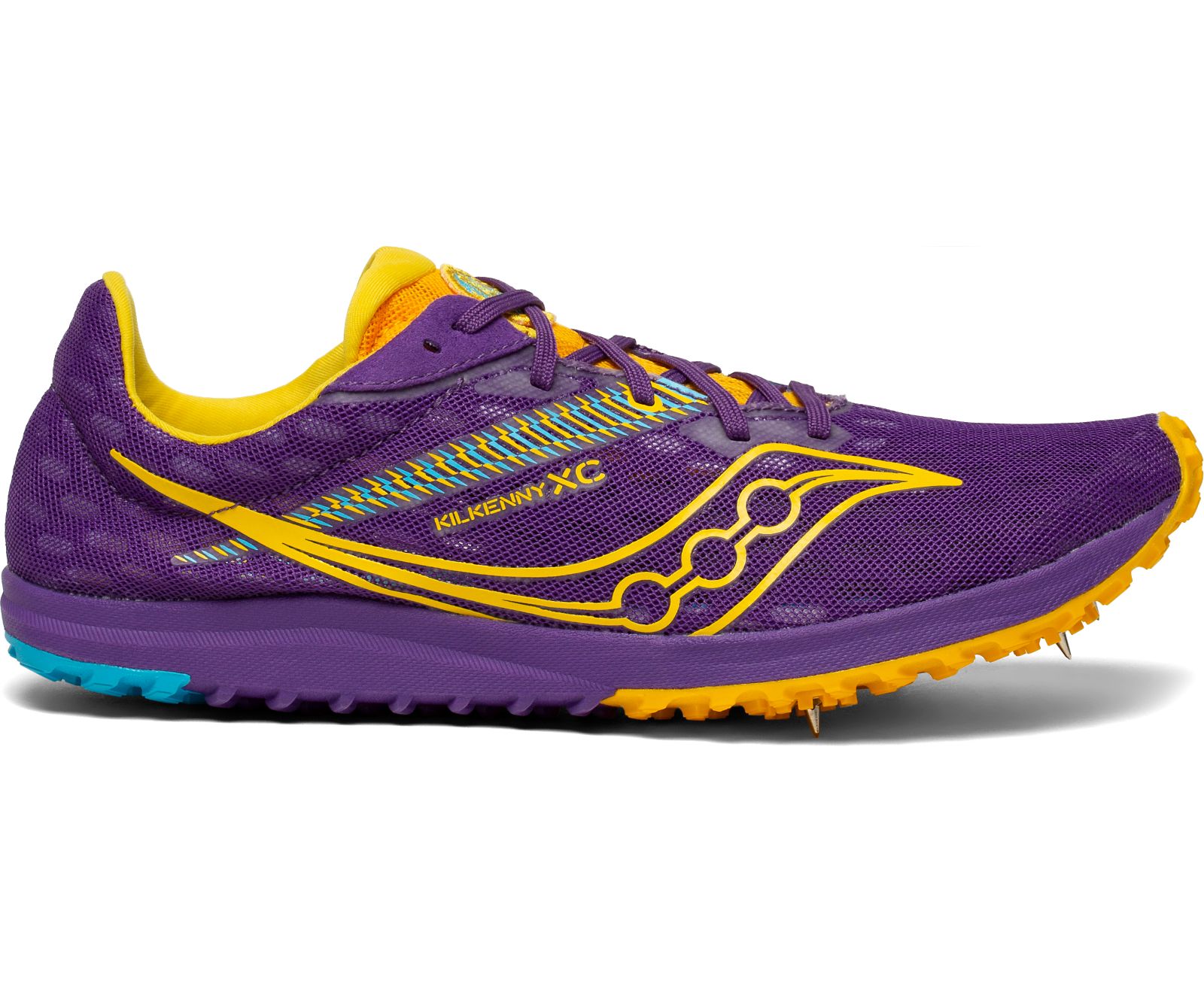 Saucony Kilkenny Xc9 Spike Women's Running Shoes Purple / Gold | Canada 163UZGT